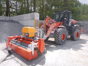 Agrometall veegmachine - rolbezem