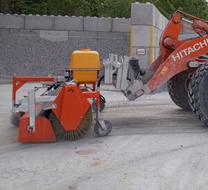 Agrometall veegmachine - rolbezem