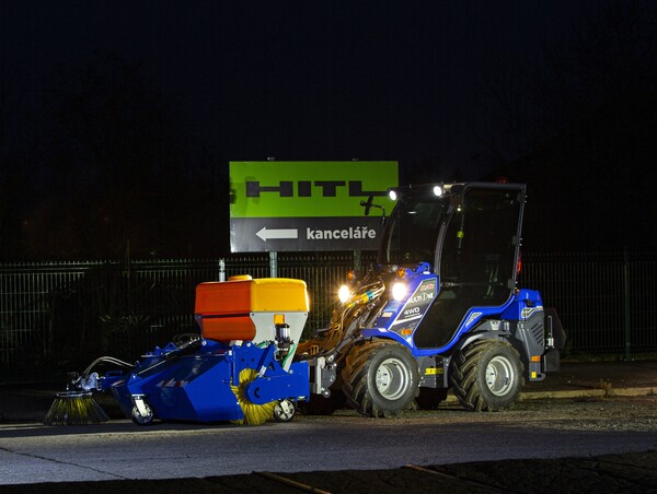 Agrometall veegmachine 155 cm mini shovel