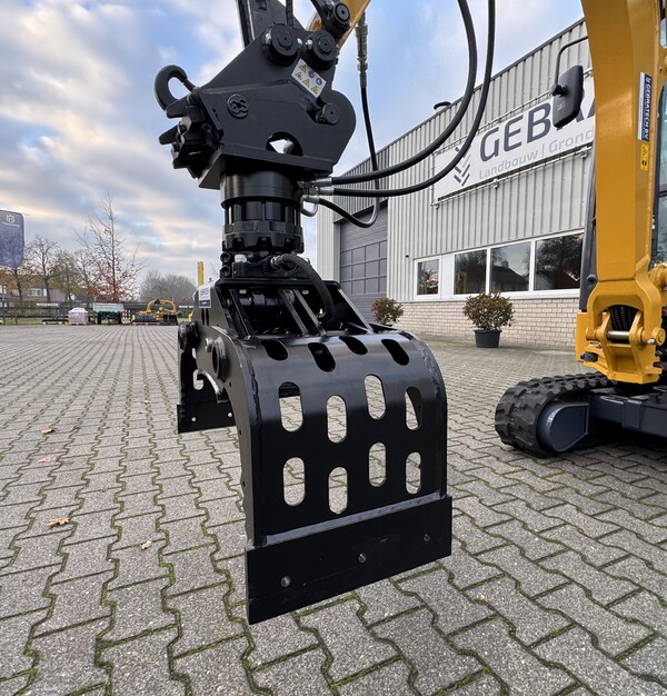 Sorteergrijper 0.8 tot 1.6 tonner, vast en roteer 