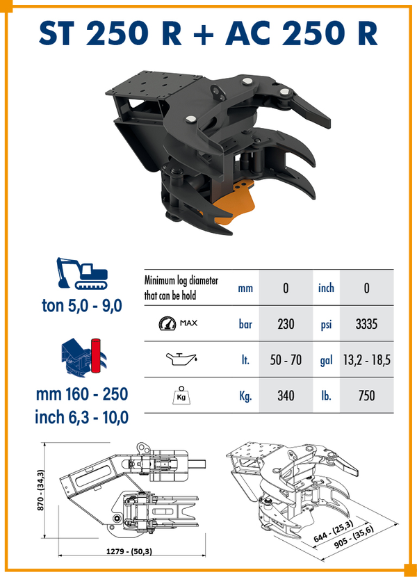 Agriforst ST250 boomknipper