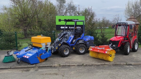 Agrometall veegmachine 155 cm mini shovel