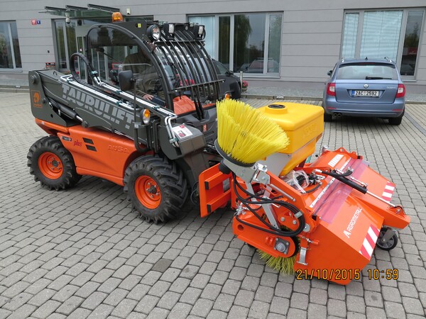 Agrometall veegmachine 155 cm mini shovel